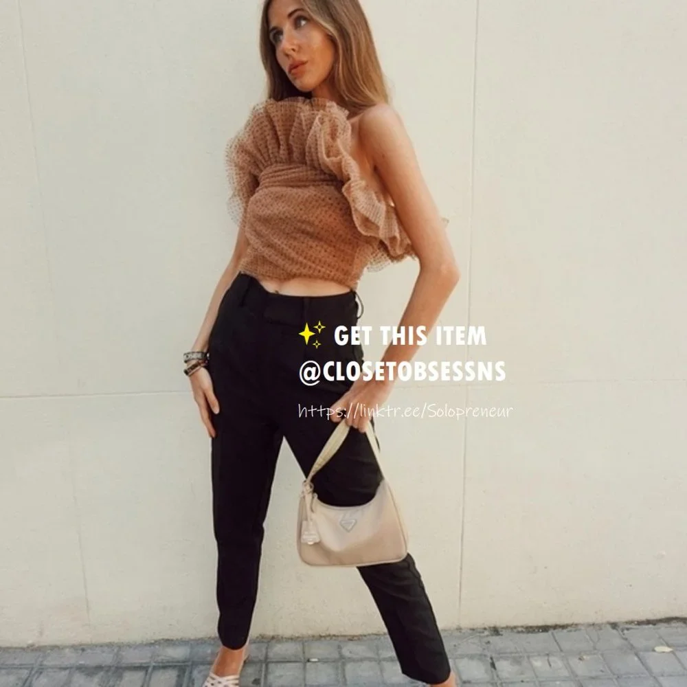 LAST ONE!!! BLOGGER FAVE!!! ZARA Ruffled Crop Top* - Picture 15 of 16